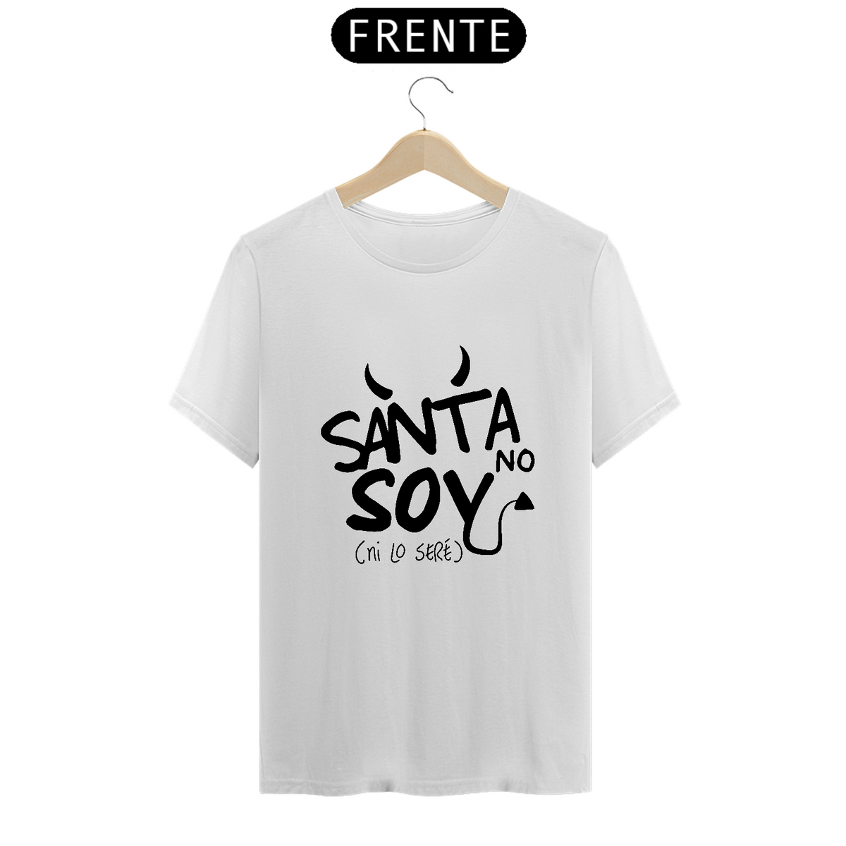 Nome do produto: Camiseta Unissex -  Santa No Soy ^.~