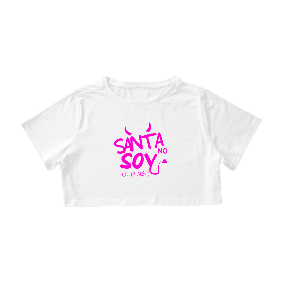 Nome do produto: Cropped - Santa No Soy ^.~