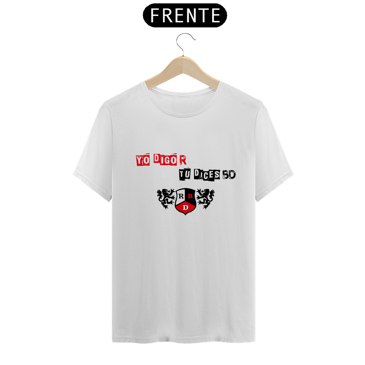 Nome do produto: Camiseta Unissex - Yo Digo R Tu Dices BR 0_/¯ 