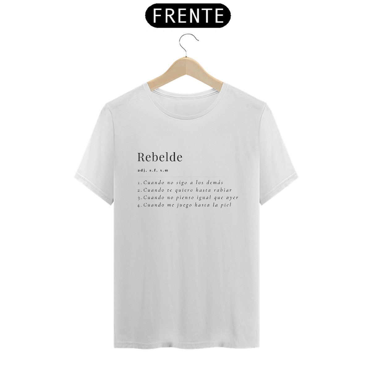 Nome do produto: Camiseta Unissex - RBD Significado Rebelde