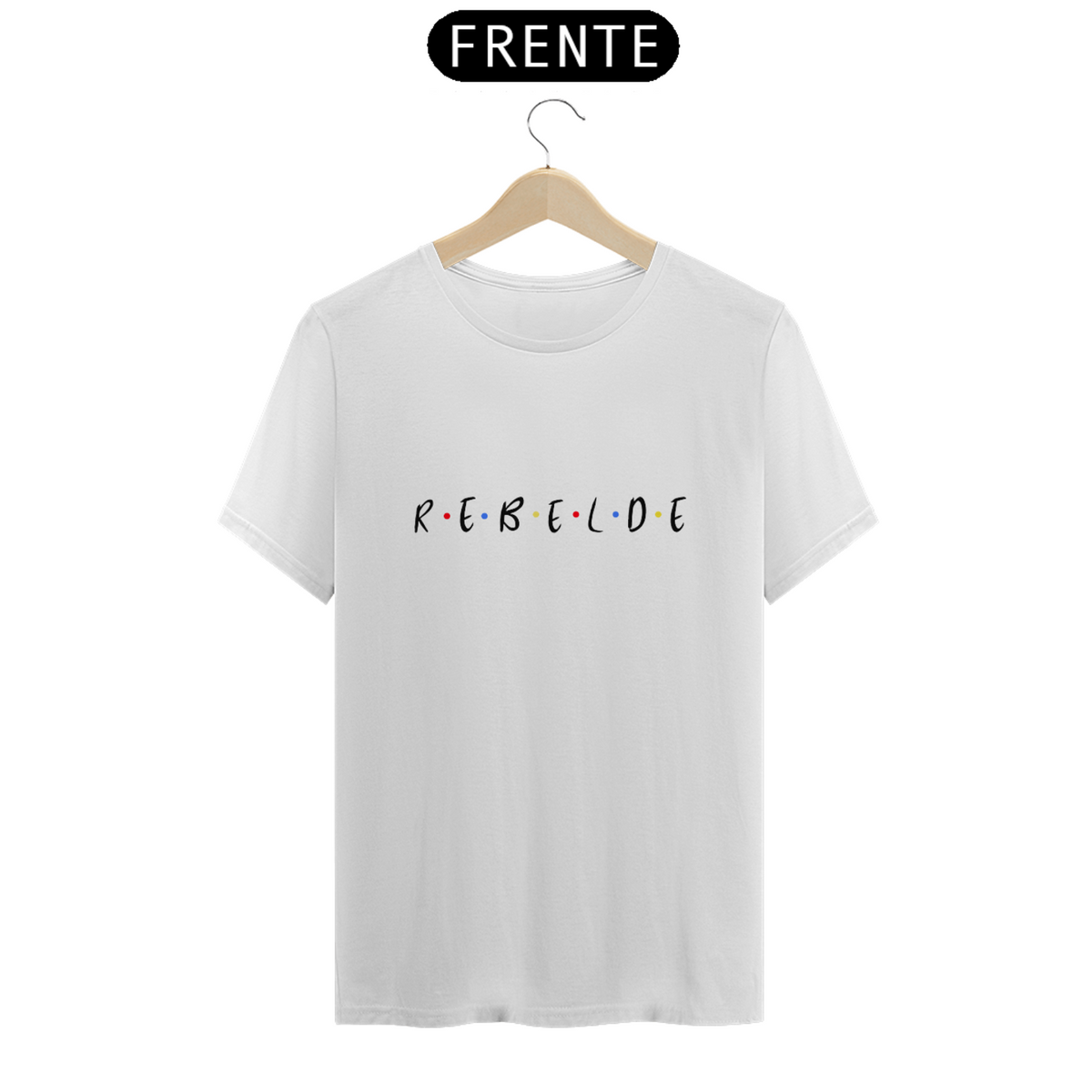 Nome do produto: Camiseta Unissex - Rebelde Friends