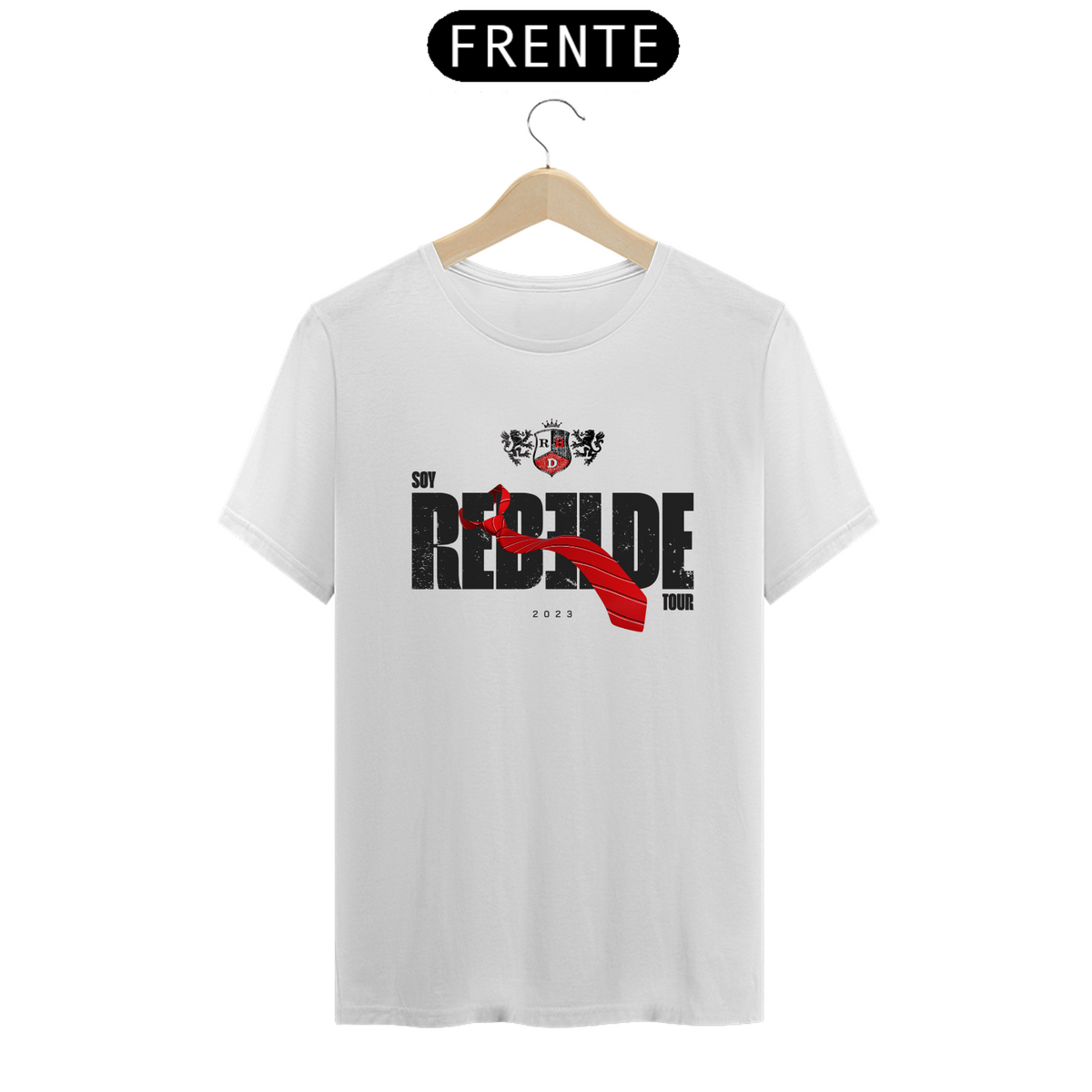 Nome do produto: Camiseta Unissex - Soy Rebelde Tour 2023