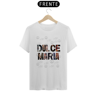 Camiseta Unissex - RBD Dulce Maria Letras 