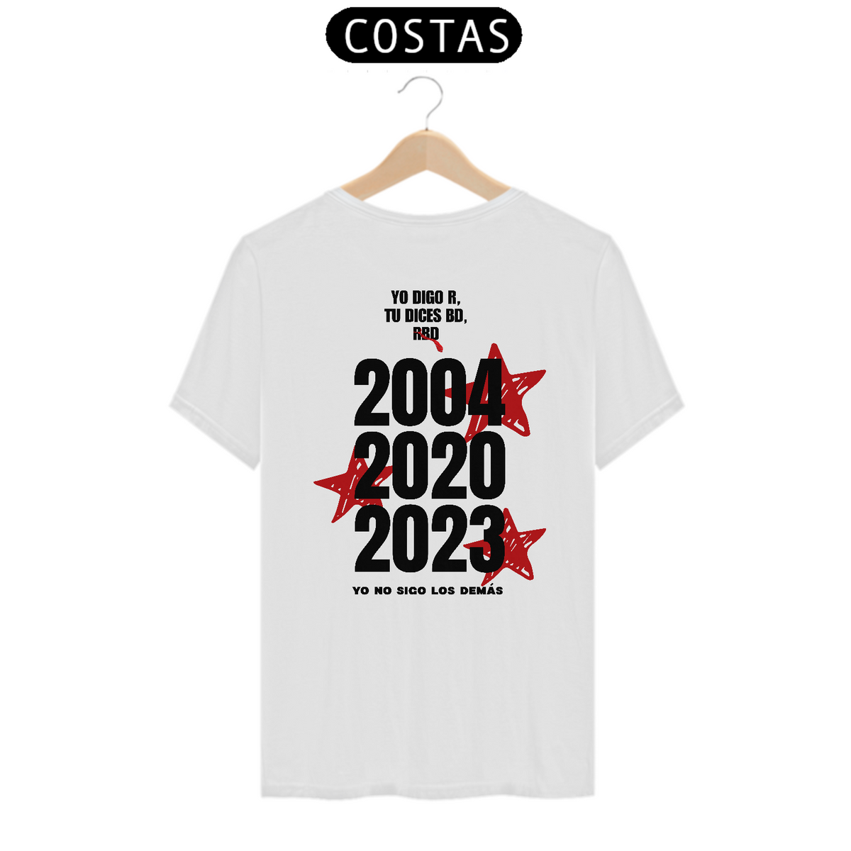 Nome do produto: Camiseta Unissex Personalizada - RBD