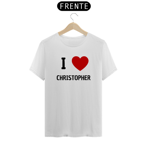 Camiseta Unissex - RBD I <3 Christopher 