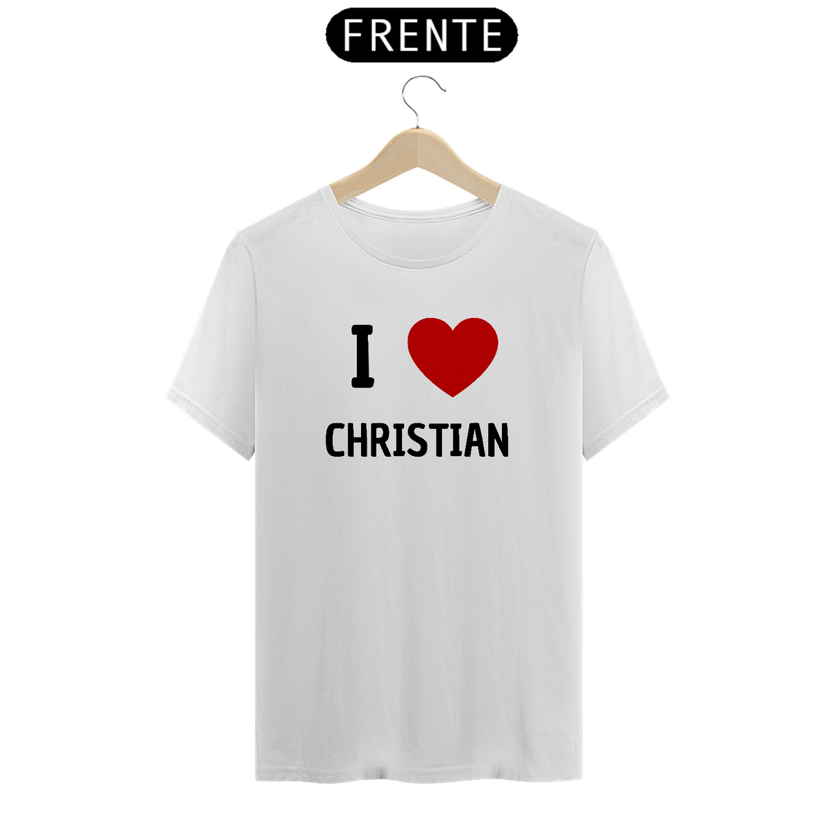 Nome do produto: Camiseta Unissex - RBD I <3 Christian 