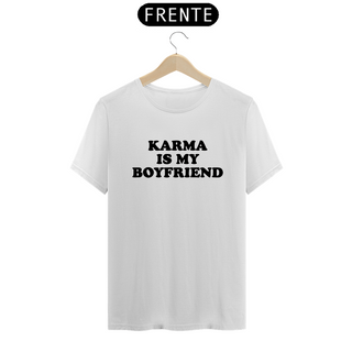 Camiseta Unissex - Taylor Swift Karma Is My Boyfriend