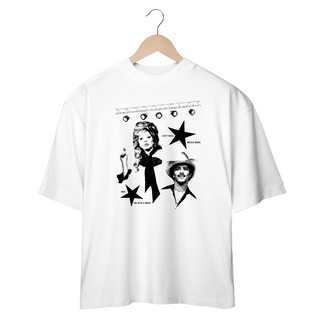 CAMISETA OVERSIZED BRUNO MARS E LADY GAGA DIE WITH A SMILE