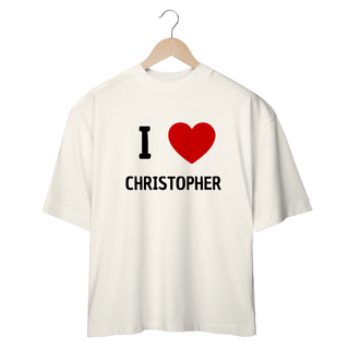 Nome do produtoCamiseta Oversized - RBD I Love Christopher