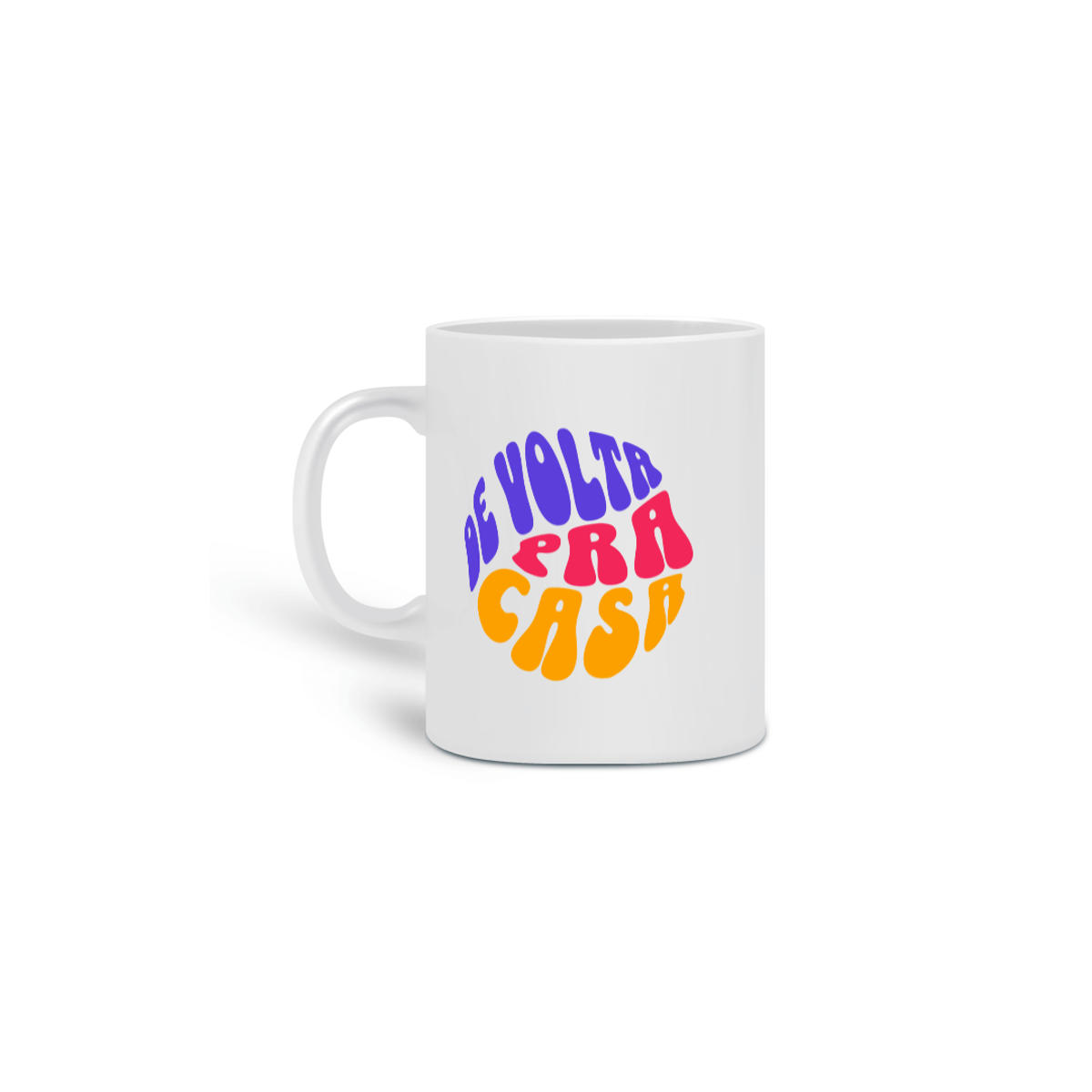 Nome do produto: CANECA JUNIOR DE VOLTA PRA CASA COLOR