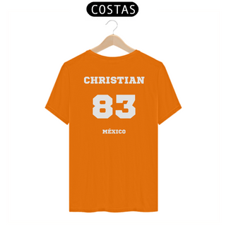 Nome do produtoCamiseta Unissex - RBD Chiristian Chavez 83 México ( Impressão apenas nas costas )