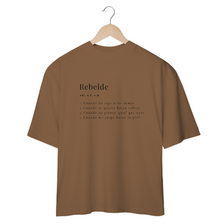 Nome do produtoCamiseta Oversized - RBD Significado Rebelde