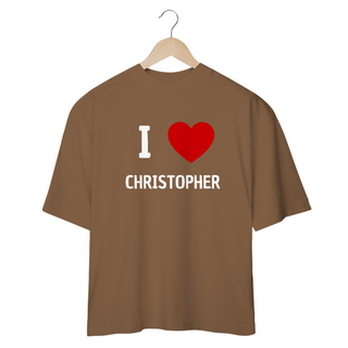 Nome do produtoCamiseta Oversized - RBD I Love Christopher