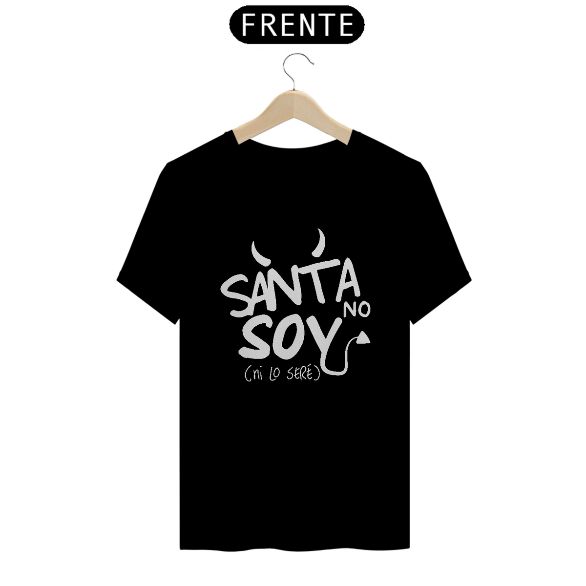 Nome do produto: Camiseta Unissex -  Santa No Soy ^.~