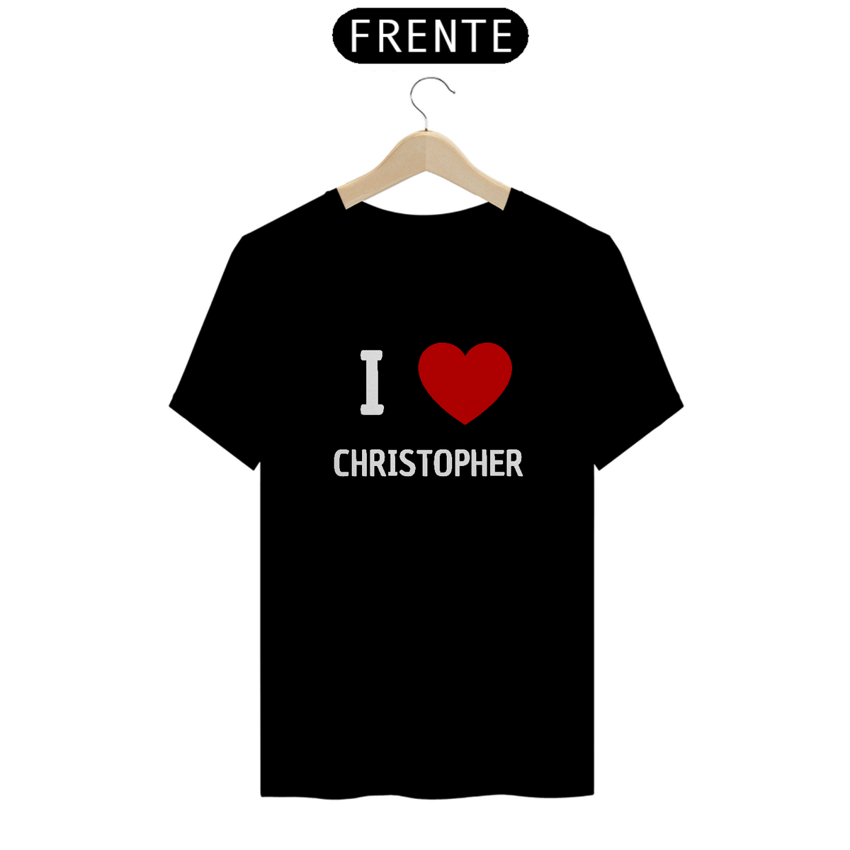 Nome do produto: Camiseta Unissex - RBD I <3 Christopher
