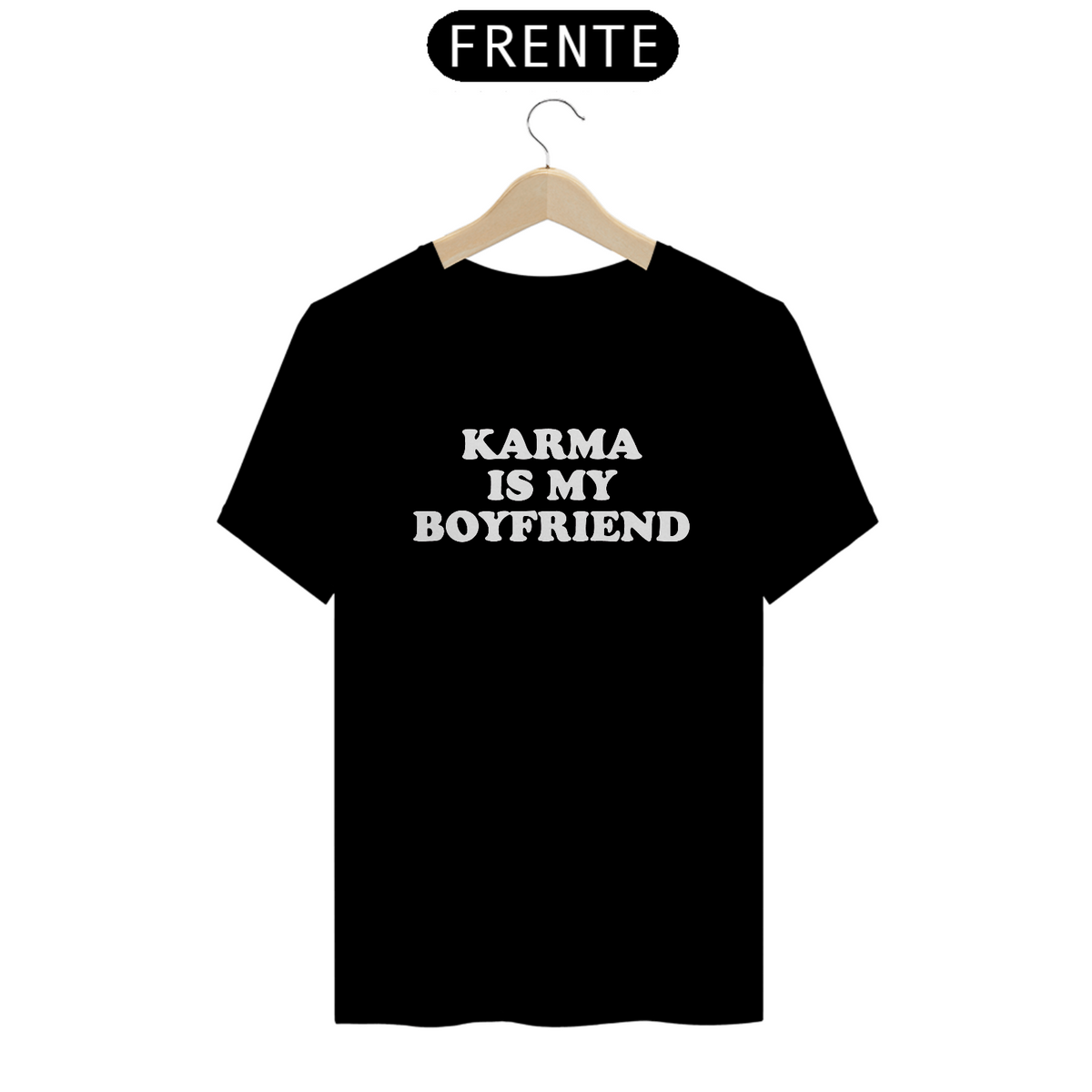 Nome do produto: Camiseta Unissex - Taylor Swift Karma Is My Boyfriend