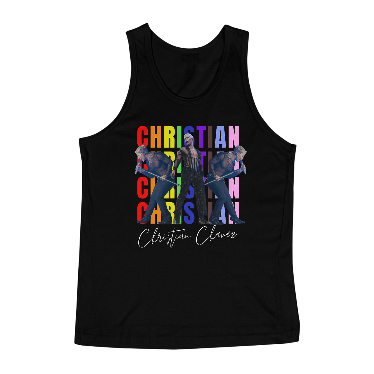 Nome do produto: Regata Masculina - Christian Chavez