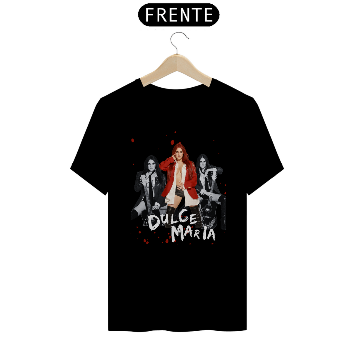Nome do produto: Camiseta Unissex - RBD Dulce Maria
