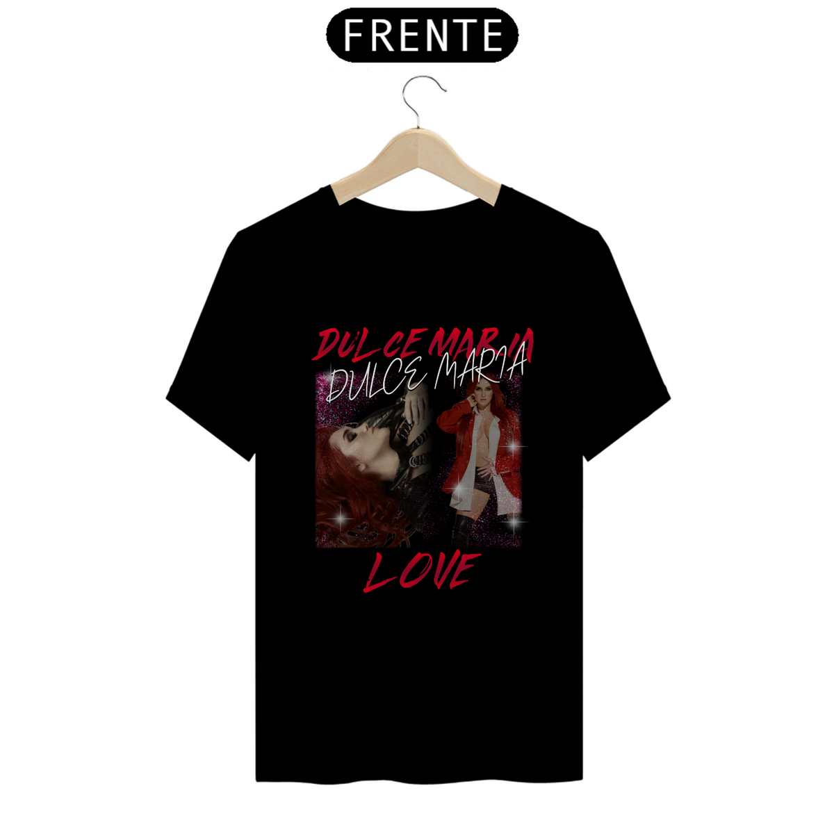 Nome do produto: Camiseta Unissex - RBD Dulce Maria 