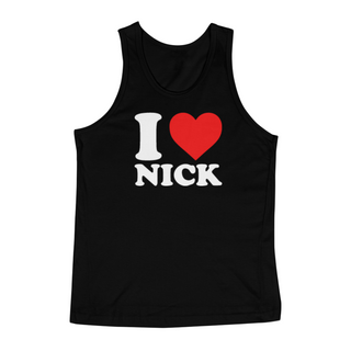 Nome do produtoRegata Masculina - Jonas Brothers I Love Nick