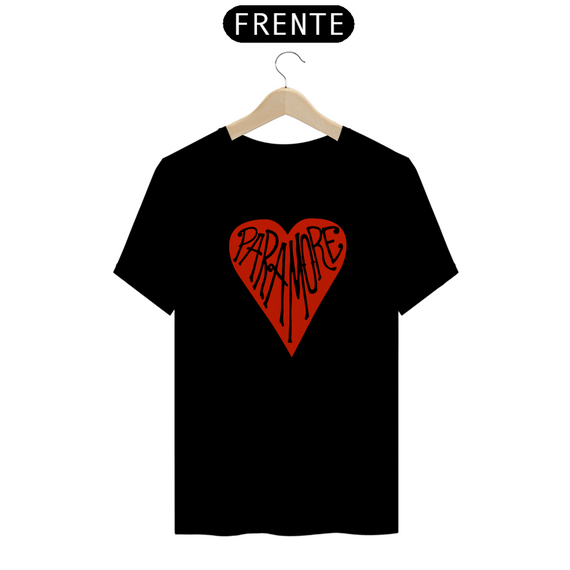 Camiseta Unissex - Paramore Coração