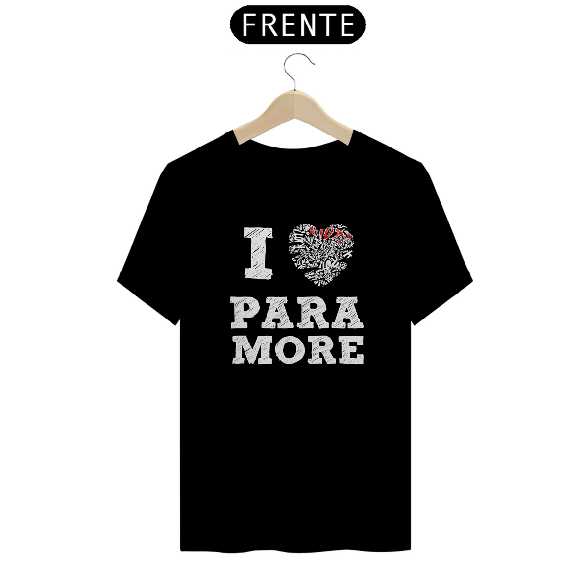 Nome do produto: Camiseta Unissex - Paramore I Love Paramore