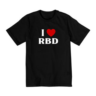 Nome do produtoCamiseta Infantil - I Love RBD