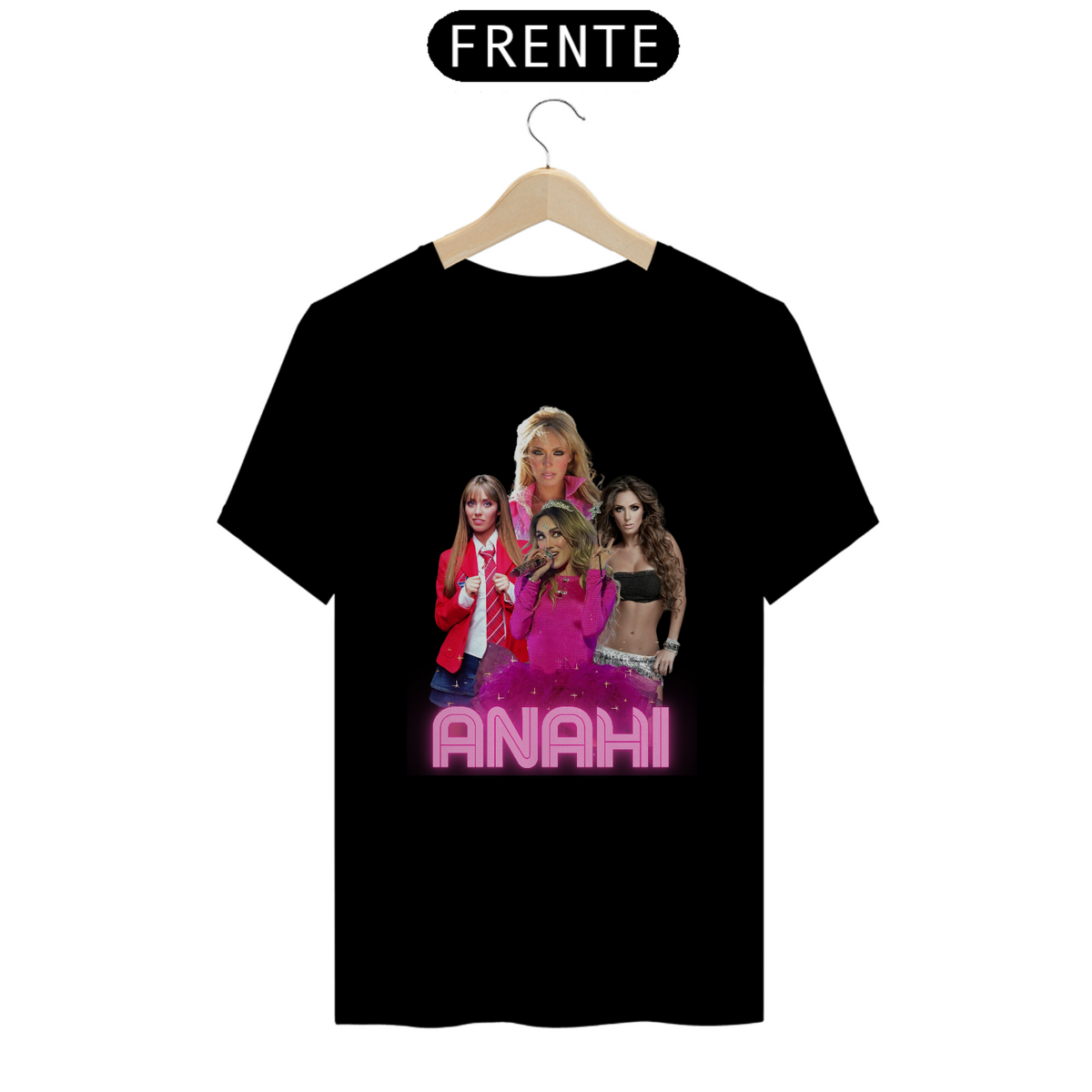 Nome do produto: Camiseta Unissex - RBD Anahi Fases