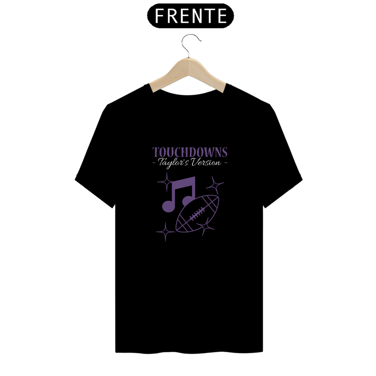 Nome do produto: Camiseta Unissex - Taylor Swift Touchdown Taylor\'s Version