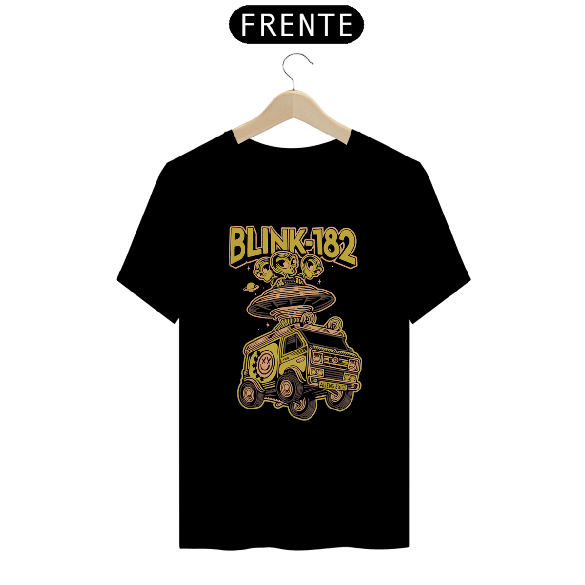 Nome do produto: Camiseta Unissex - Blink 182 Aliens