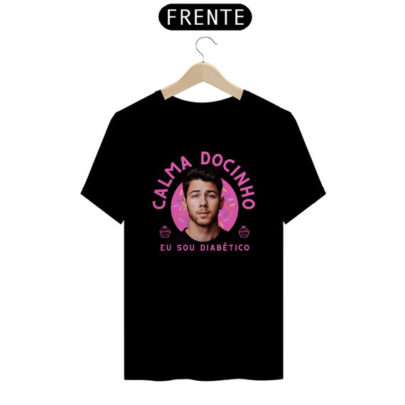 Camiseta Unissex -  Jonas Brothers Nick Jonas Calma Docinho