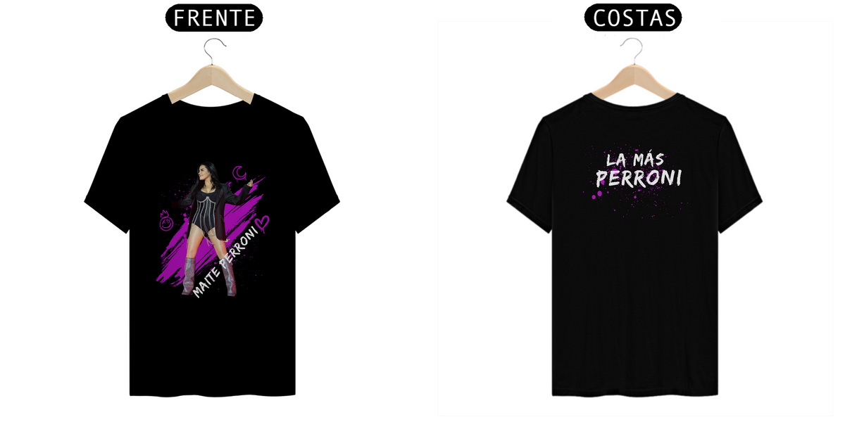 Nome do produto: Camiseta Unissex - RBD Maite Perroni 