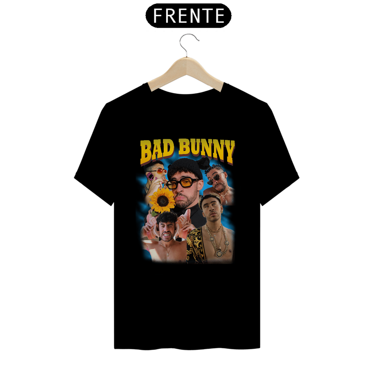 Nome do produto: Camiseta Unissex - Bad Bunny