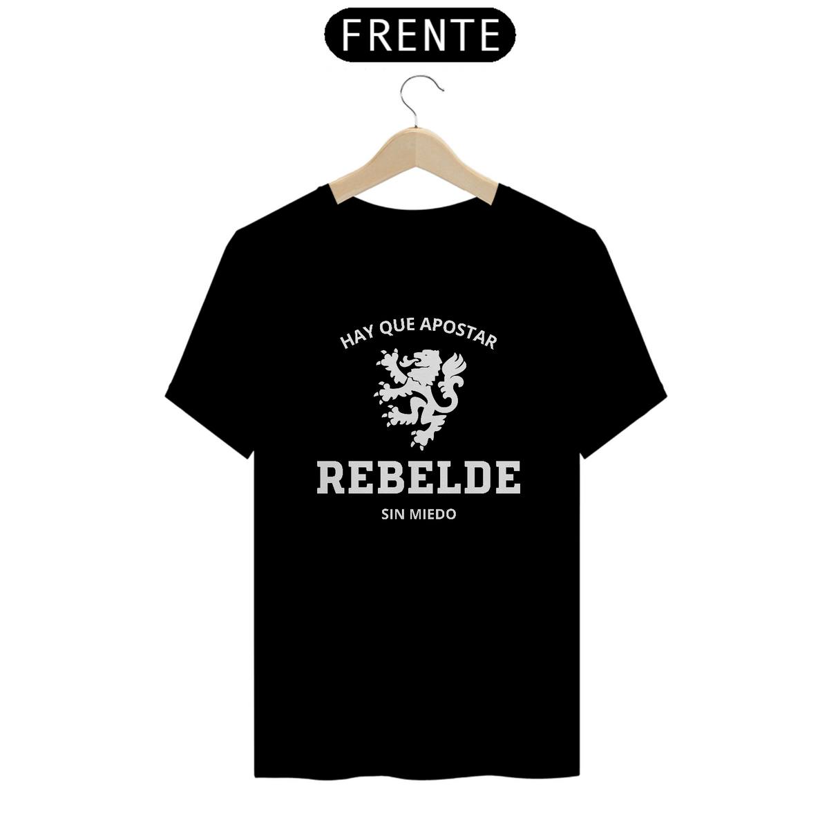 Nome do produto: Camiseta Unissex - RBD Hay Que Apostar Sin Miedo