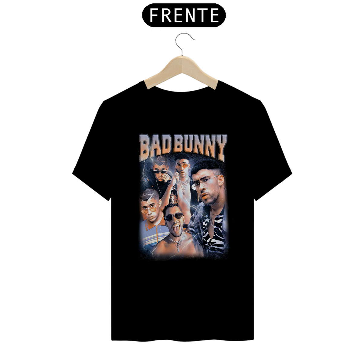 Nome do produto: Camiseta Unissex - Bad Bunny 