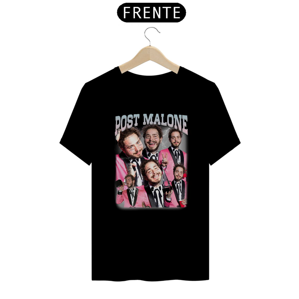 Nome do produto: Camiseta Unissex - Post Malone