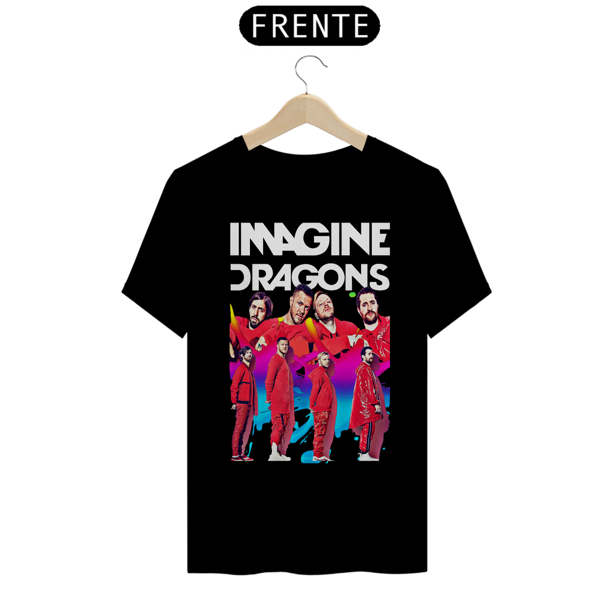 Nome do produto: Camiseta Unissex - Imagine Dragons