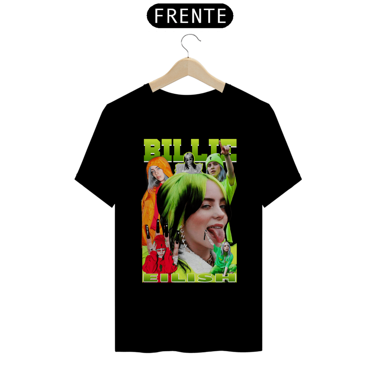Nome do produto: Camiseta Unissex - Billie Eilish