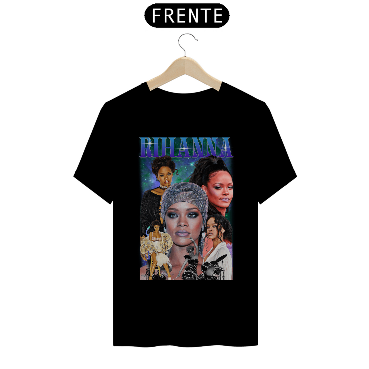 Nome do produto: Camiseta Unissex - Rihanna