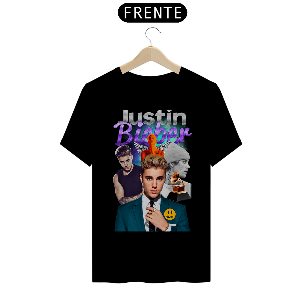 Nome do produto: Camiseta Unissex - Justin Bieber