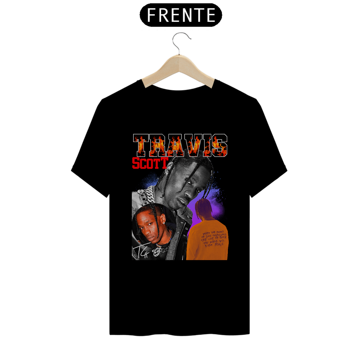 Nome do produto: Camiseta Unissex - Travis Scott