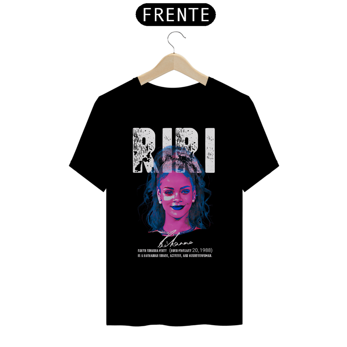 Nome do produto: Camiseta Unissex - Rihanna Riri