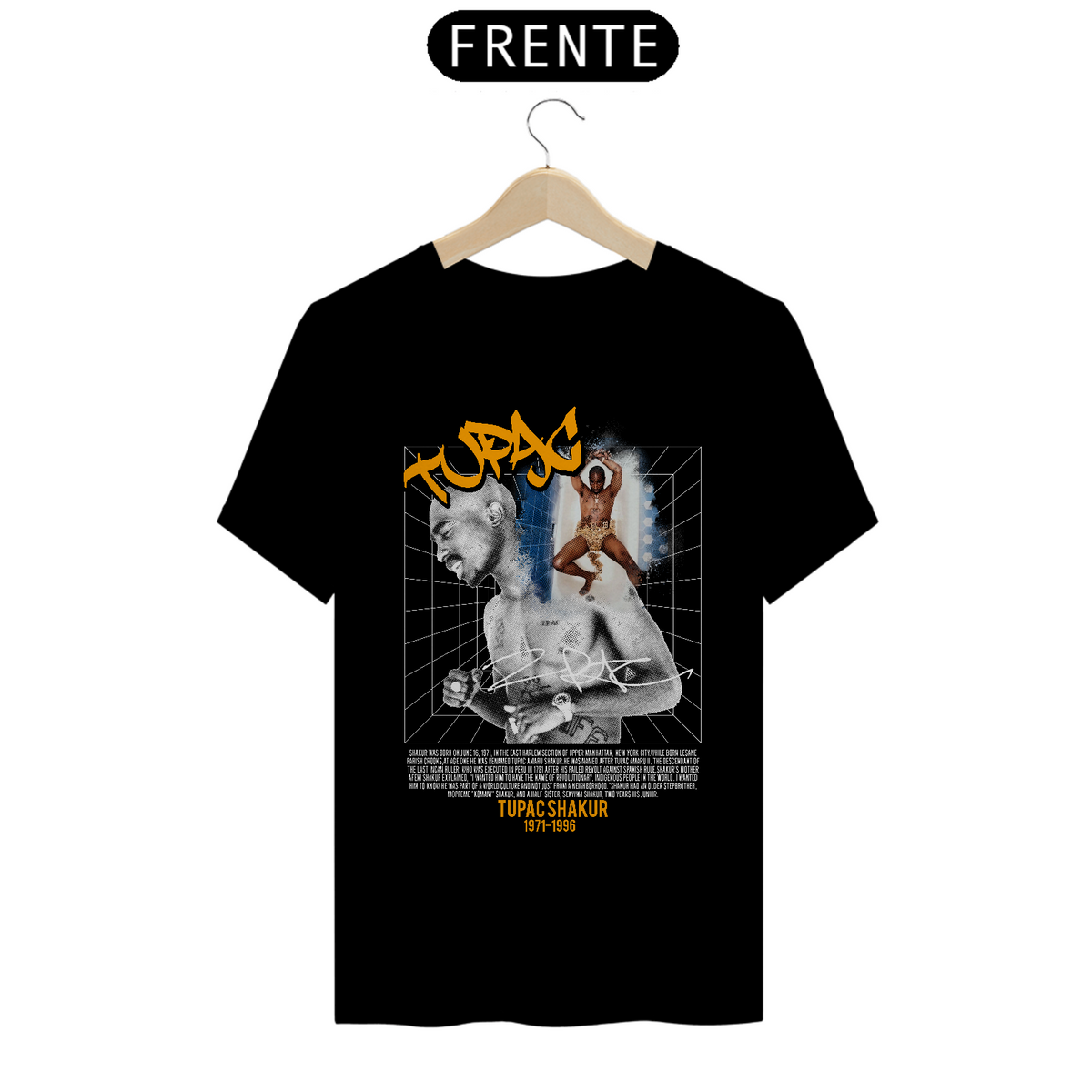 Nome do produto: Camiseta Unissex - Tupac