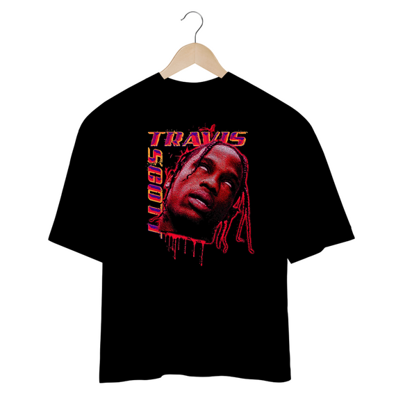 Camiseta Oversized - Travis Scott