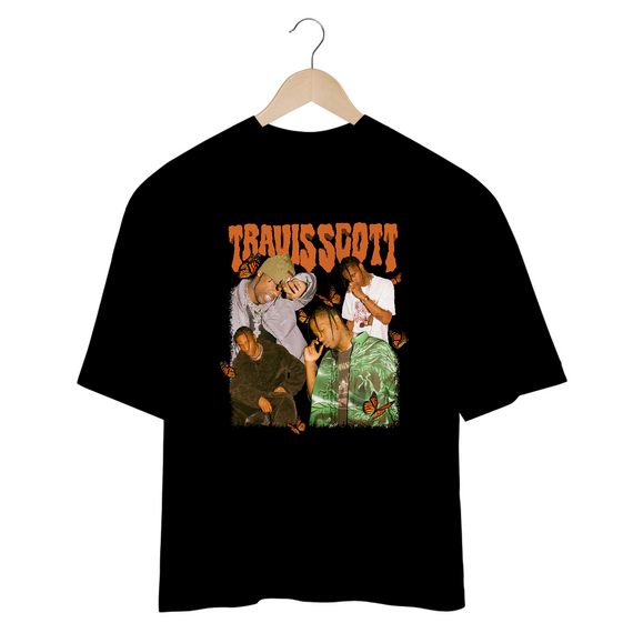 Camiseta Oversized - Travis Scott