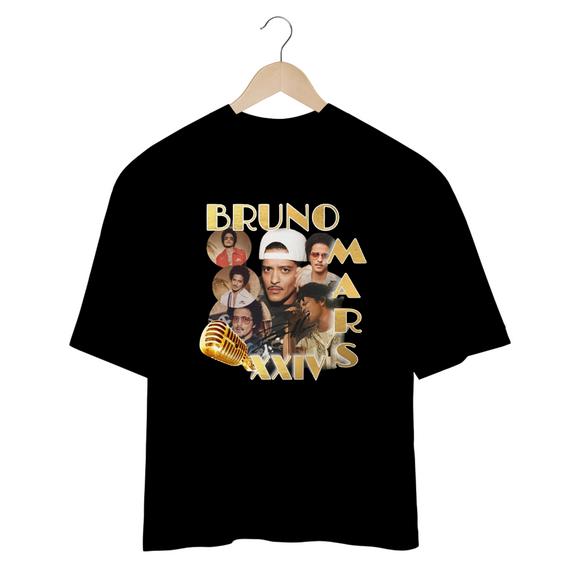 Camiseta Oversized - Bruno Mars