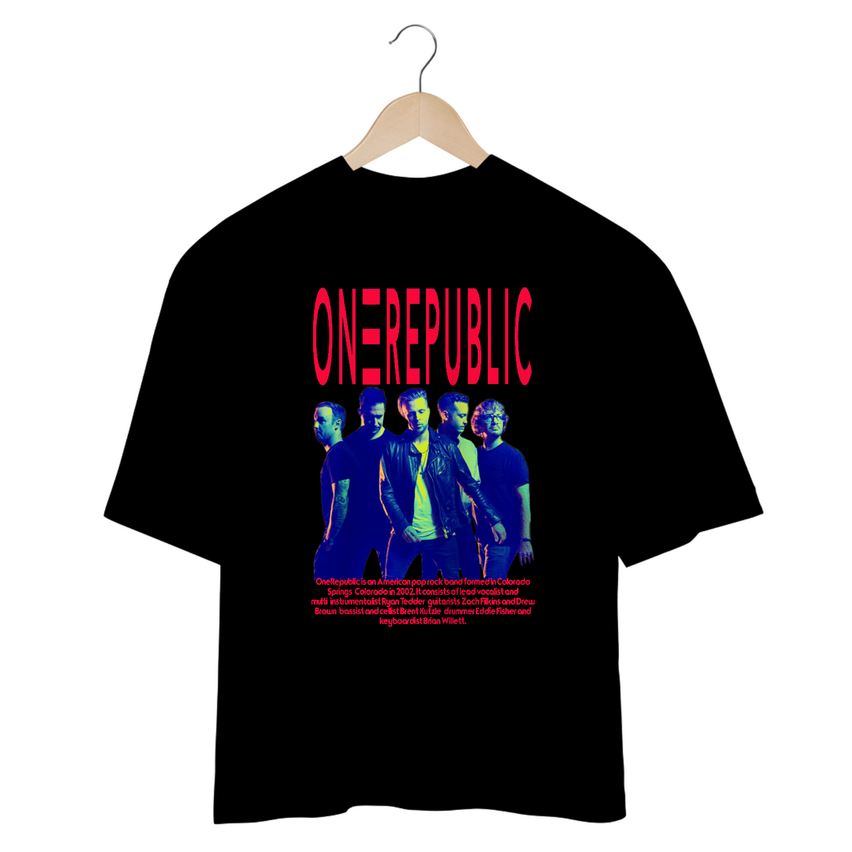 Nome do produto: Camiseta Oversized - One Republic
