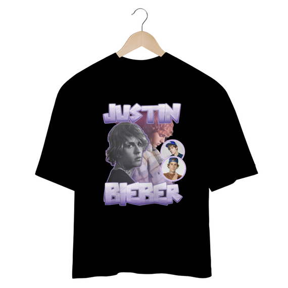Camiseta Oversized - Justin Bieber 