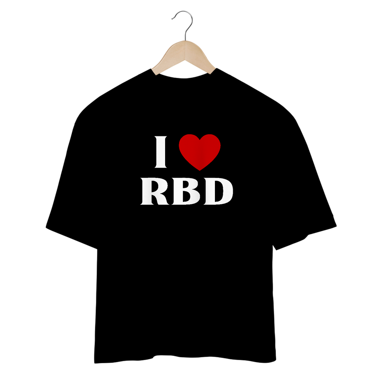 Nome do produto: Camiseta Oversized - I Love RBD 