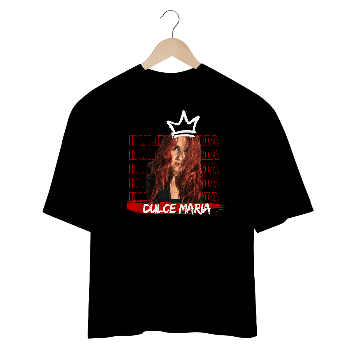 Nome do produto: Camiseta Oversized - RBD Dulce Maria Rainha